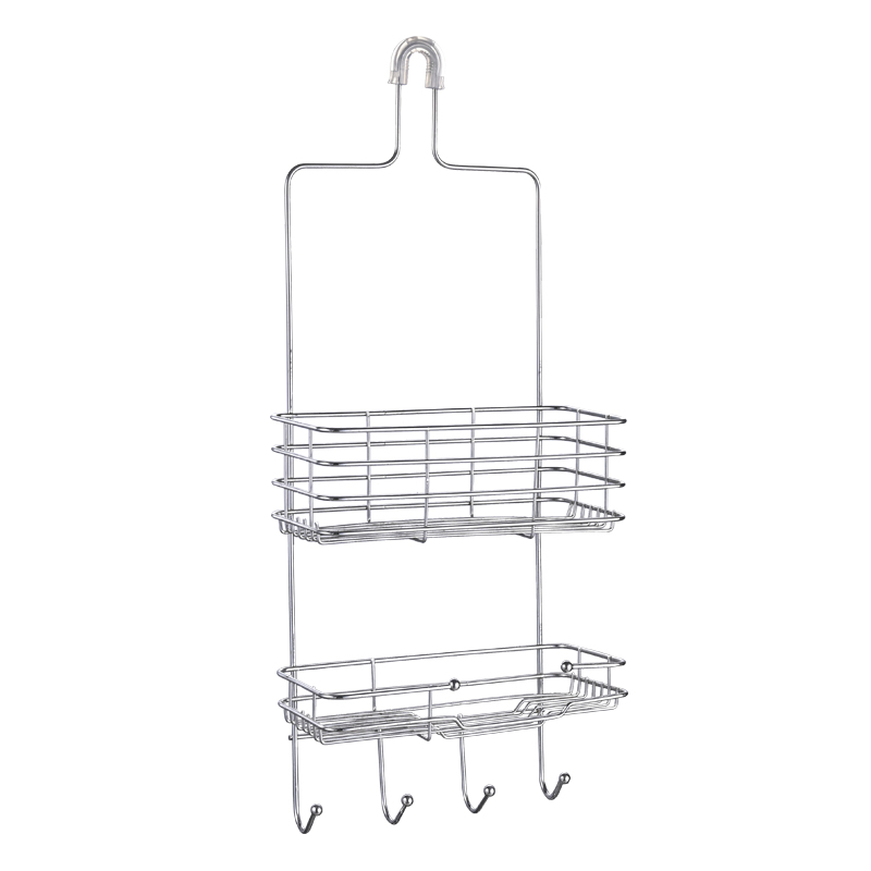 Punch-Free Wall-Mounted Bathroom Rack