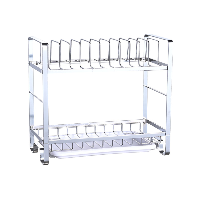 Double Adjustable Metal Dish Racks